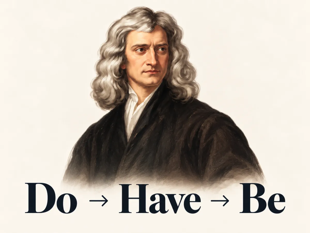 Do → Have → Be.